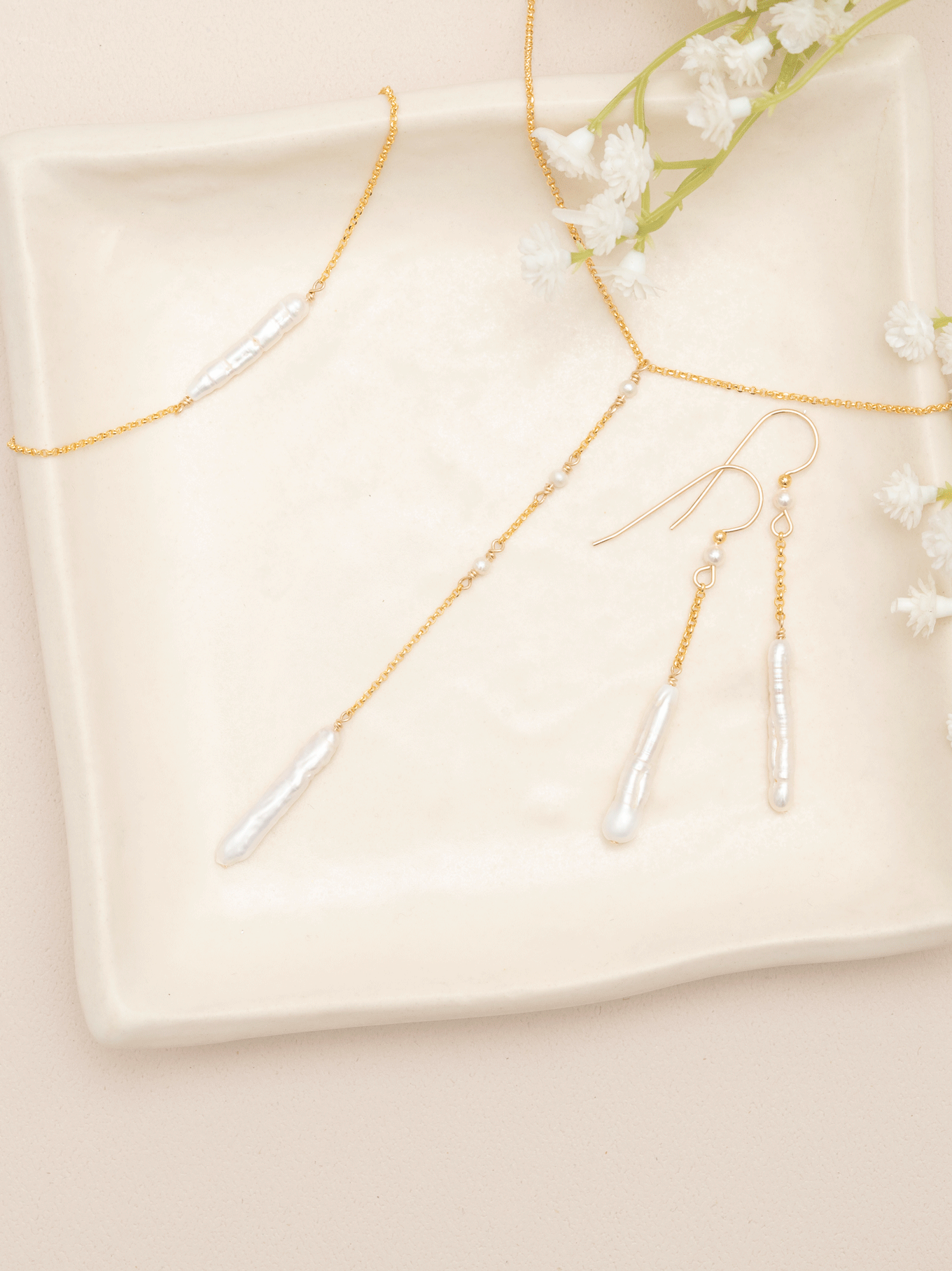 Livia Pearl Drop Necklace C147181