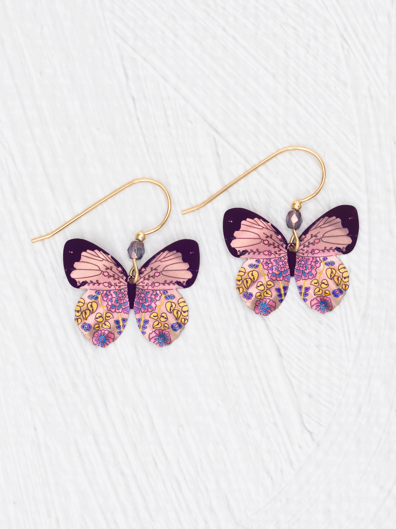 Colorful Butterfly Earrings | Hand-Dipped Niobium | – Holly Yashi