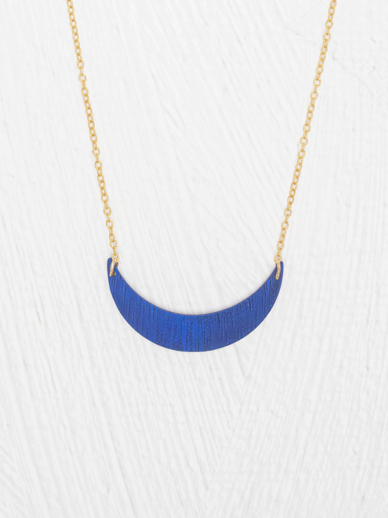 Luna Crescent Necklace – Subtle, Celestial Glow – Holly Yashi