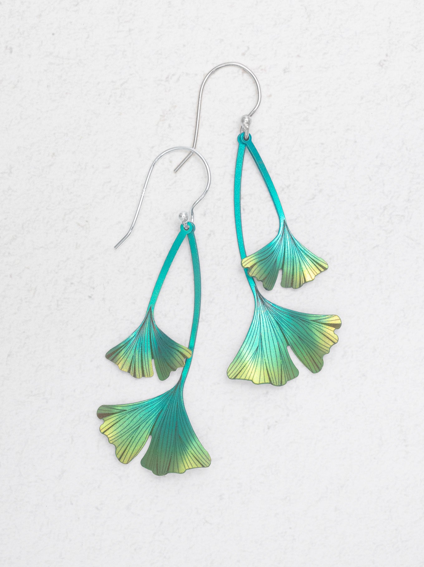 Ginkgo Drop Earrings: Cultivating Tranquility with Distinctive 