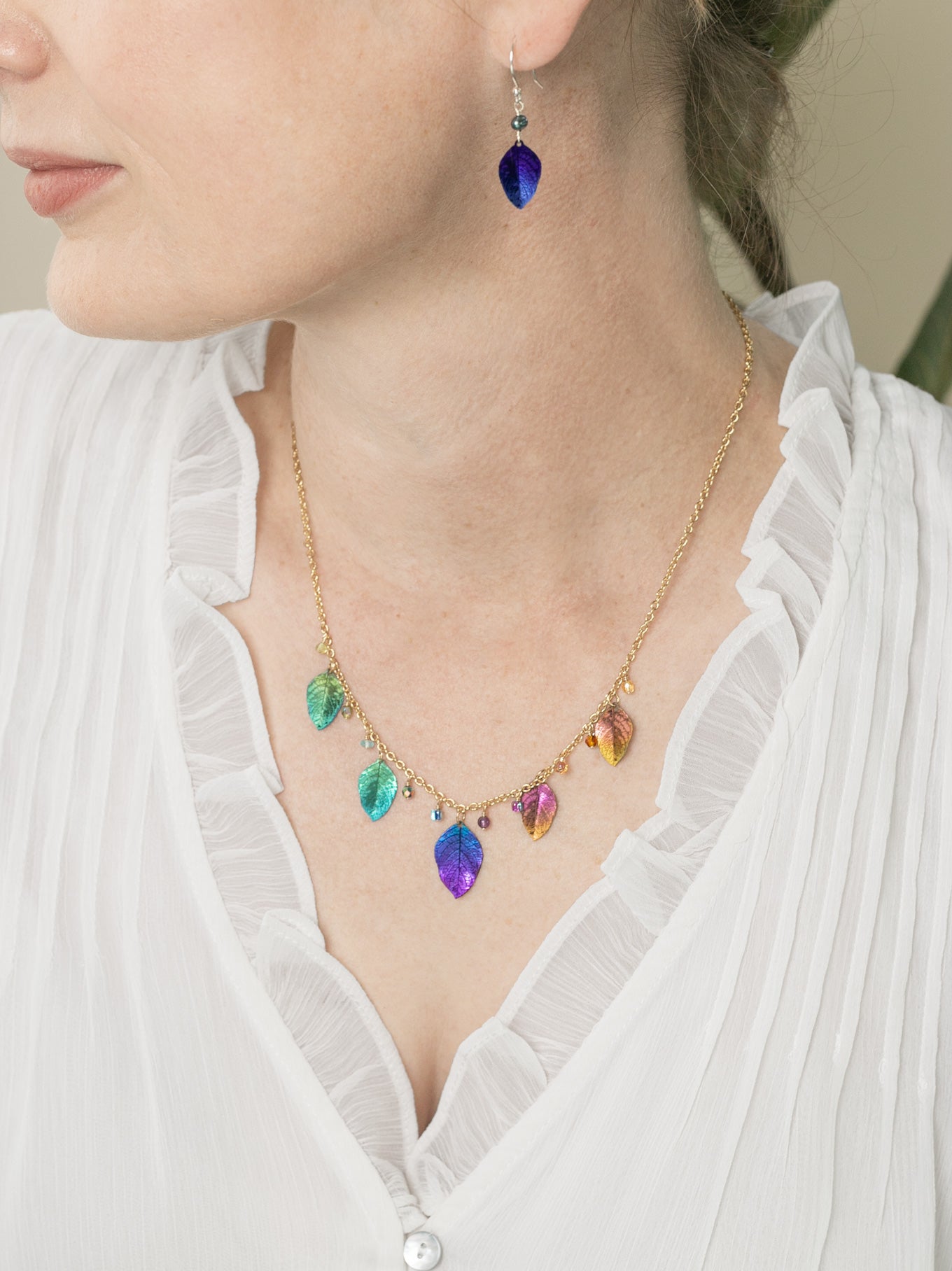 Niobium turns the Healing Leaf Necklace into a force of nature