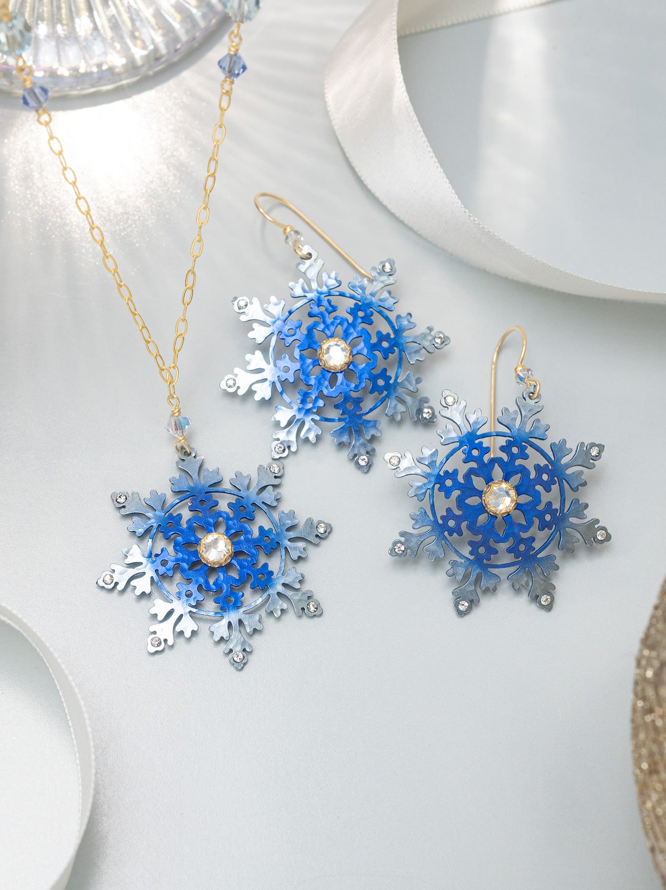 Elsa Snowflake Earrings C466687