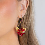 Poinsettia Earrings C260078