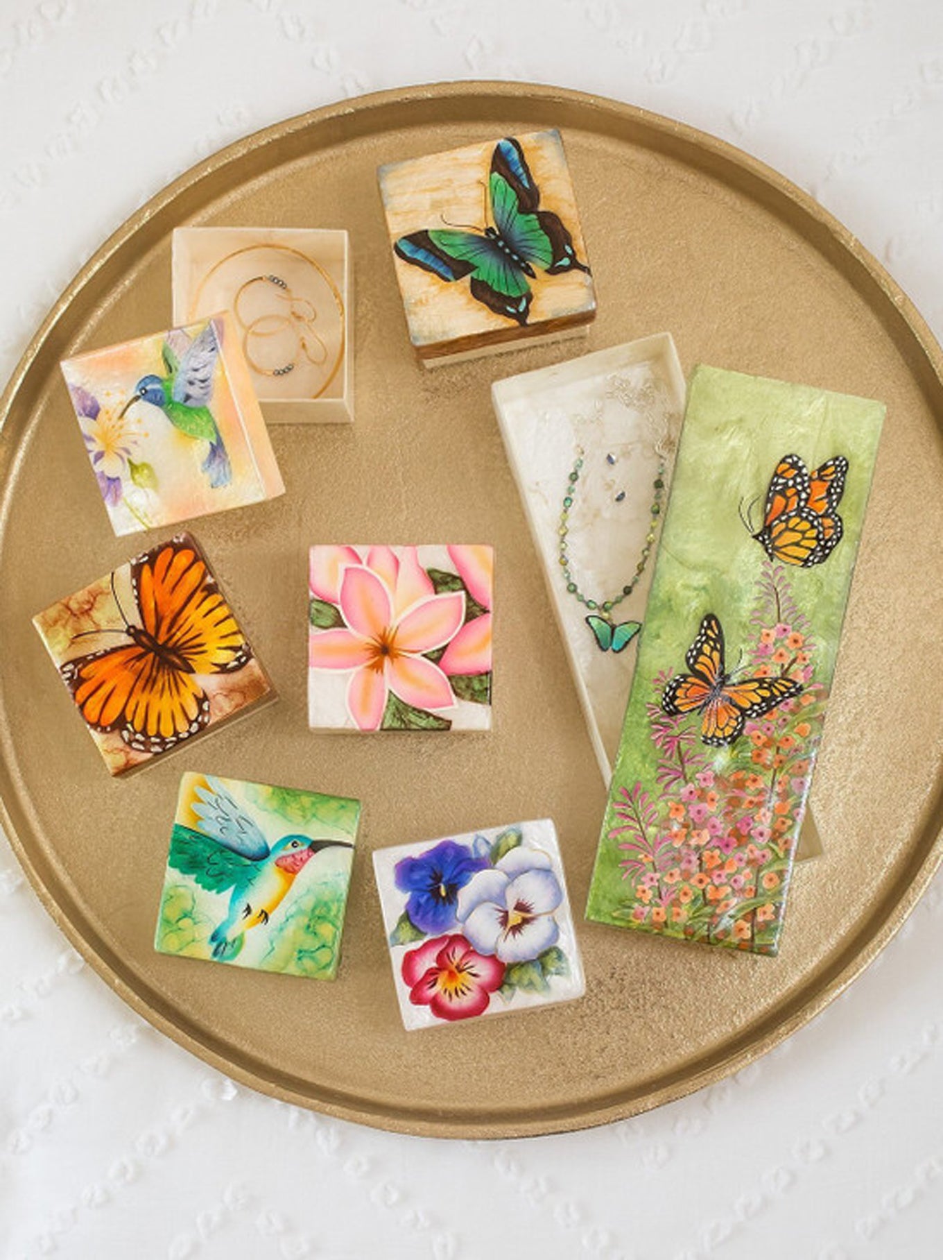 Monarch Butterfly Capiz Shell Box – Holly Yashi