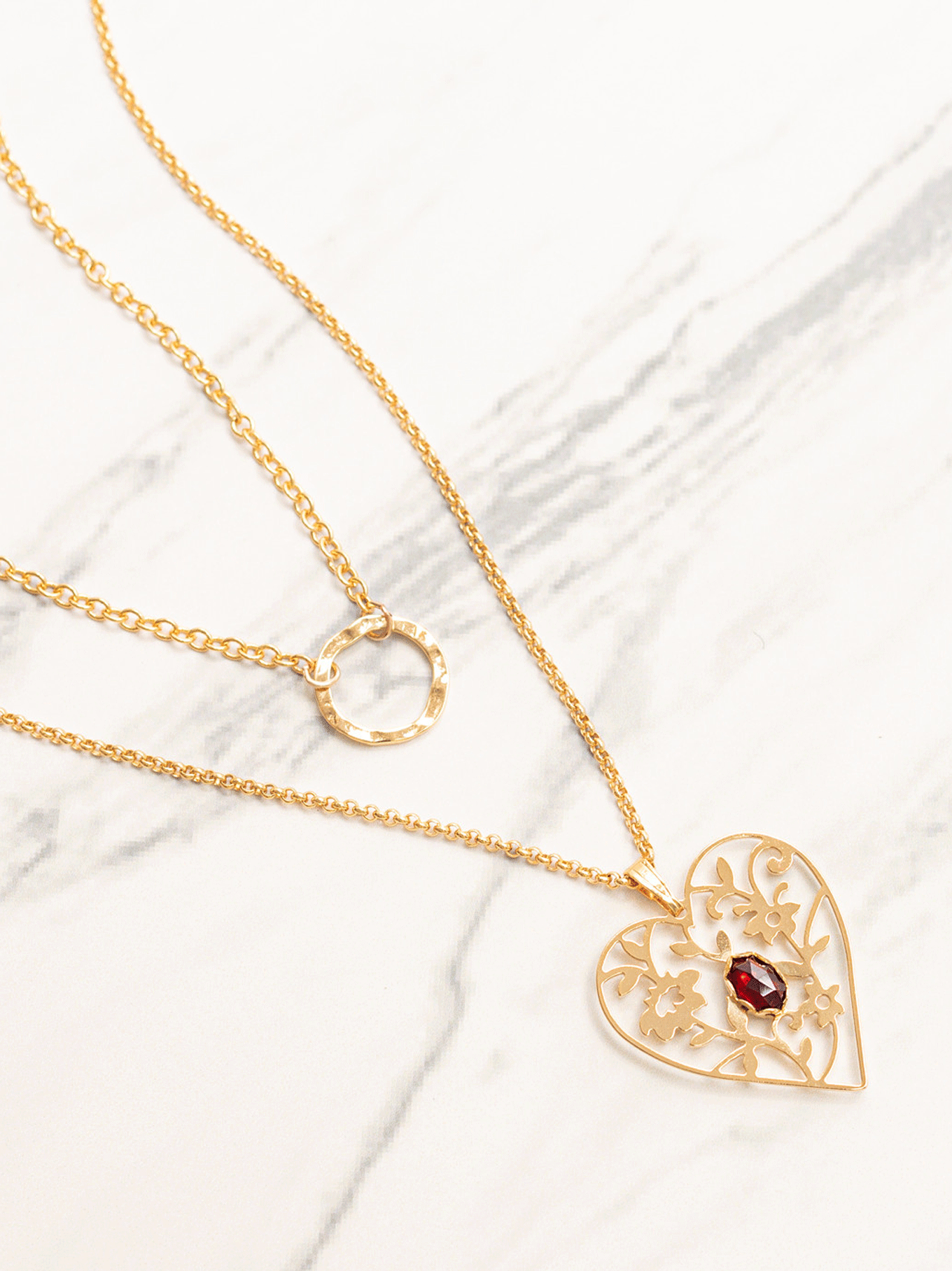 Blooming Heart Necklace C144612