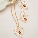 Blooming Heart Earrings C144618