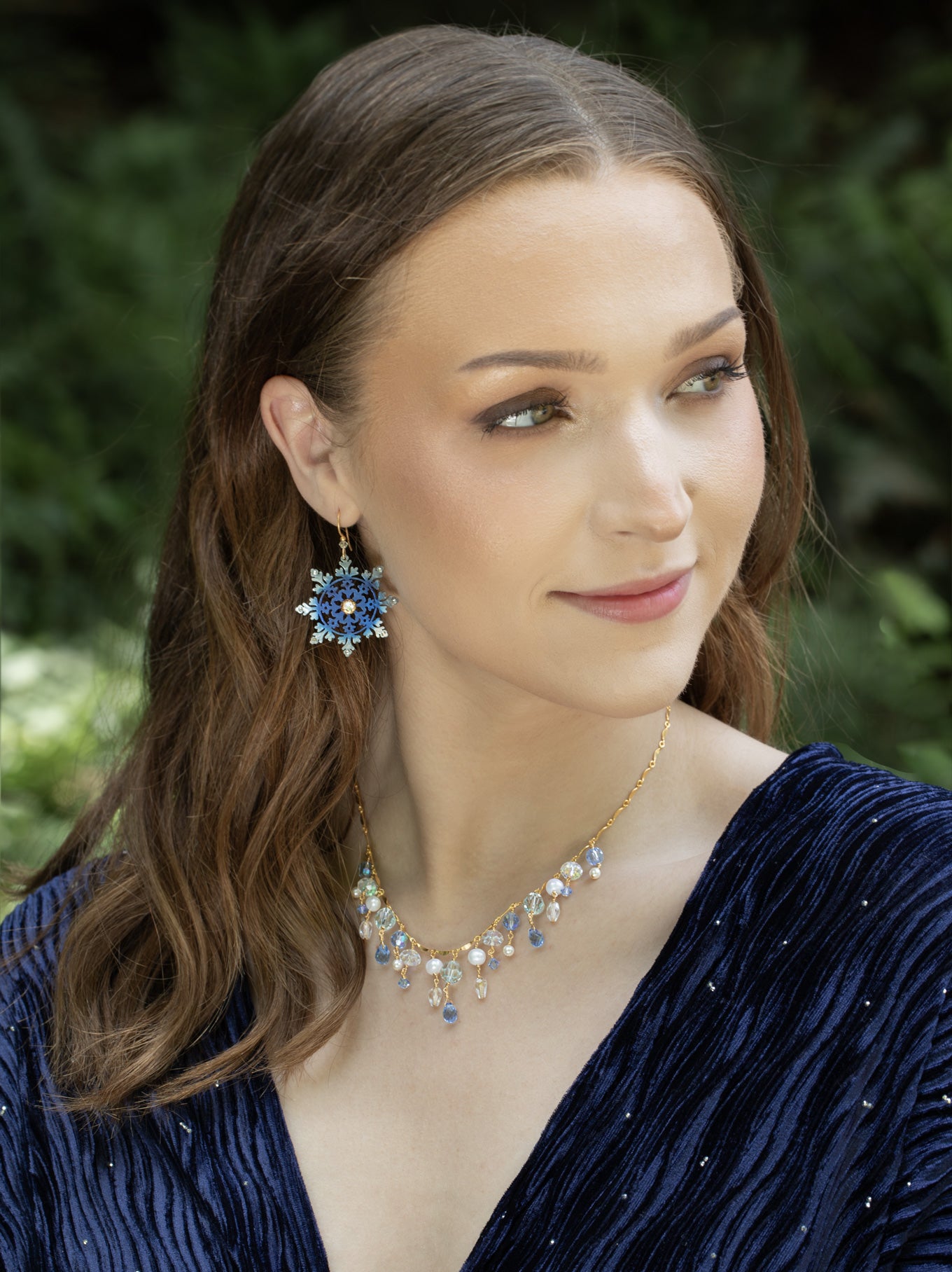 Elsa Snowflake Earrings C466620