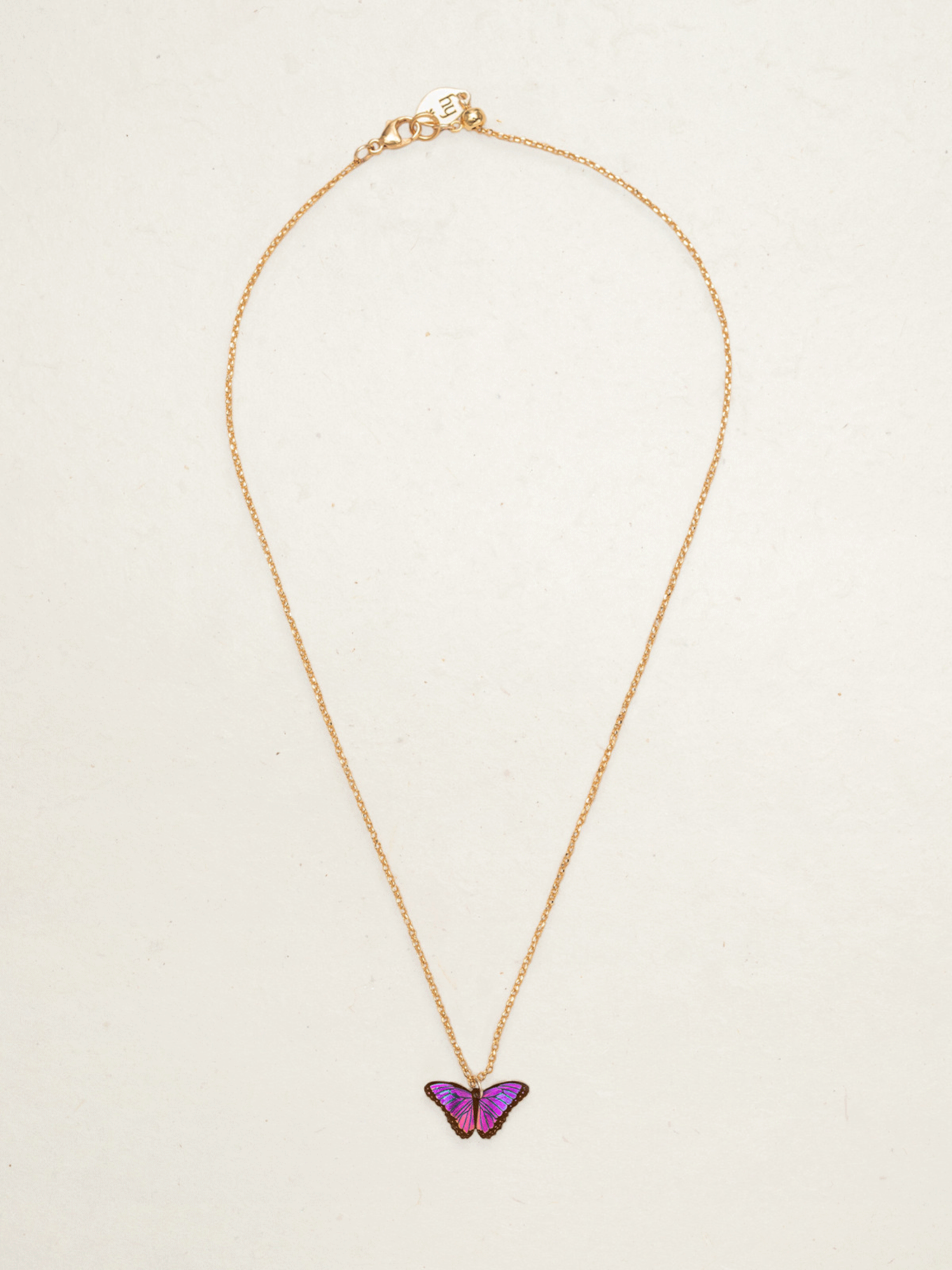 Bella Butterfly Necklace for Kids Small necklace for children Holly Yashi