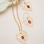 Blooming Heart Necklace C144618
