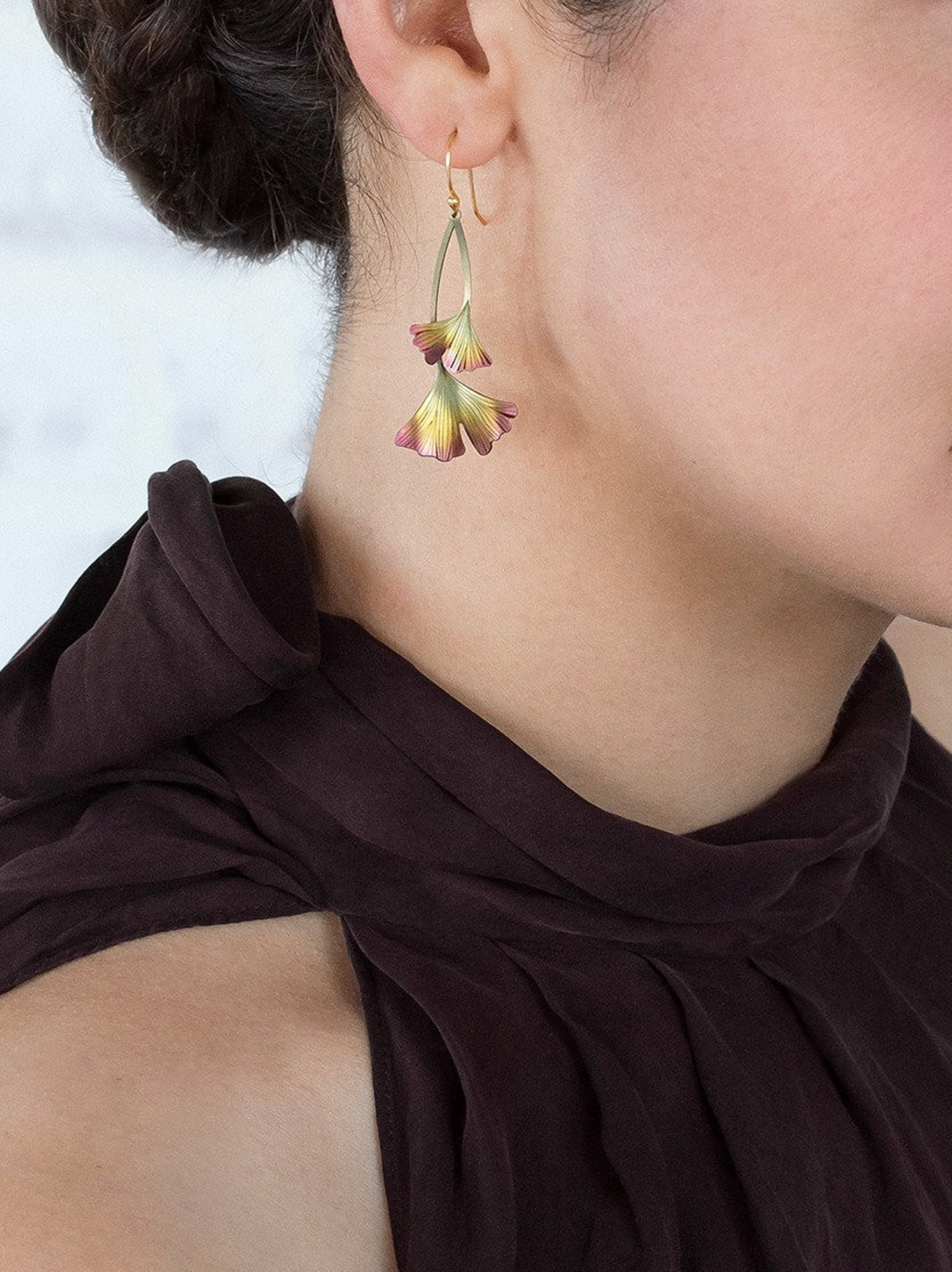 Ginkgo Drop Earrings C144568