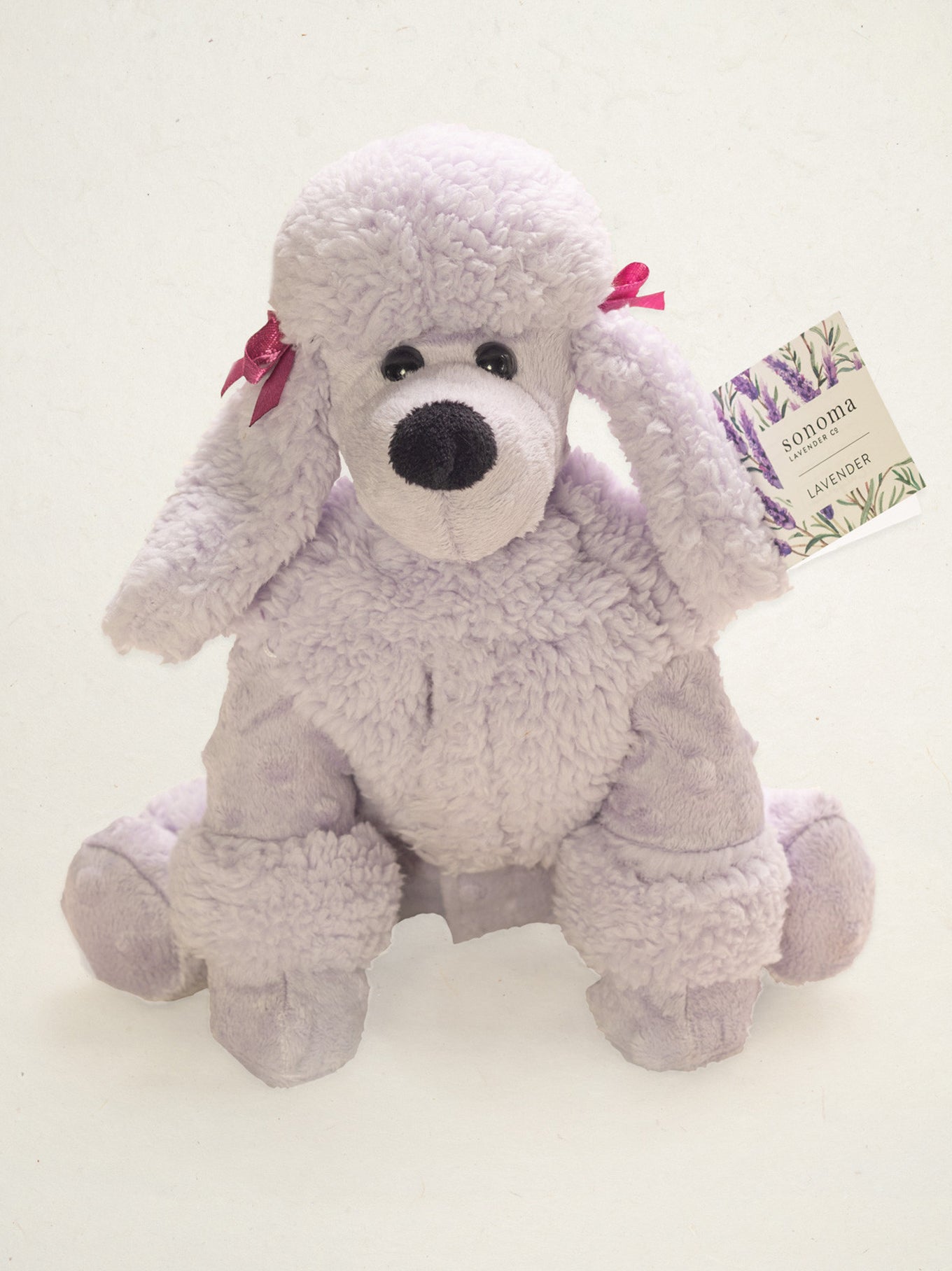 Huggable Warming Lavender Stuffed Poodle Holly Yashi