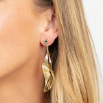 Gilded Leaf Post Earrings C466230