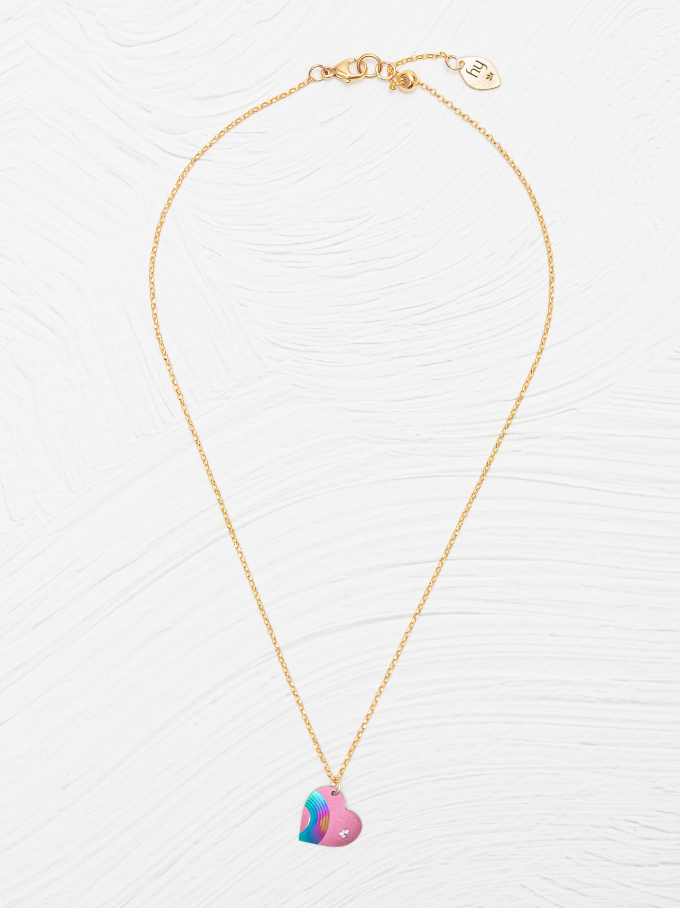 Rainbow Heart Necklace for Kids C137885