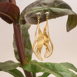 Gilded Leaf Post Earrings C466287