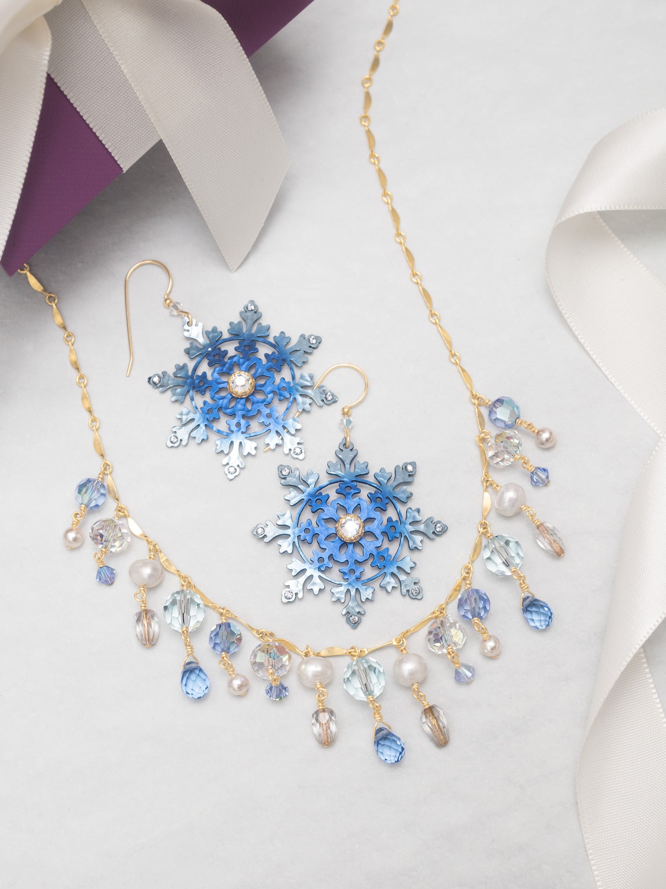 Elsa Snowflake Earrings C466666