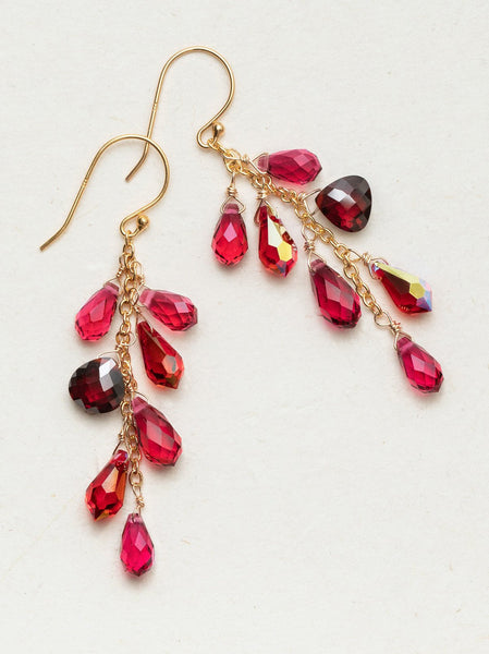 Discover 244+ long red crystal earrings best