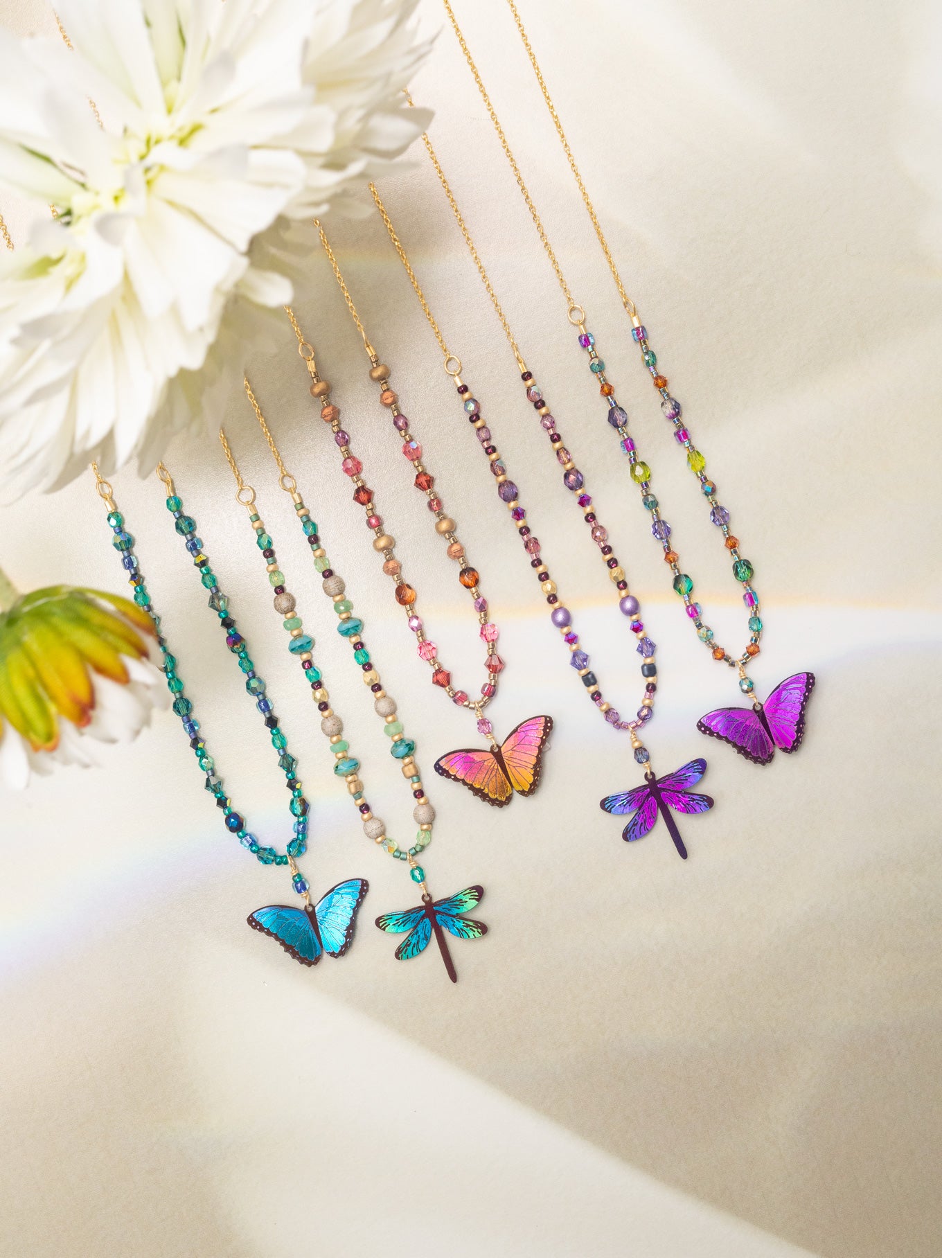 Bella Butterfly Beaded Necklace C383593