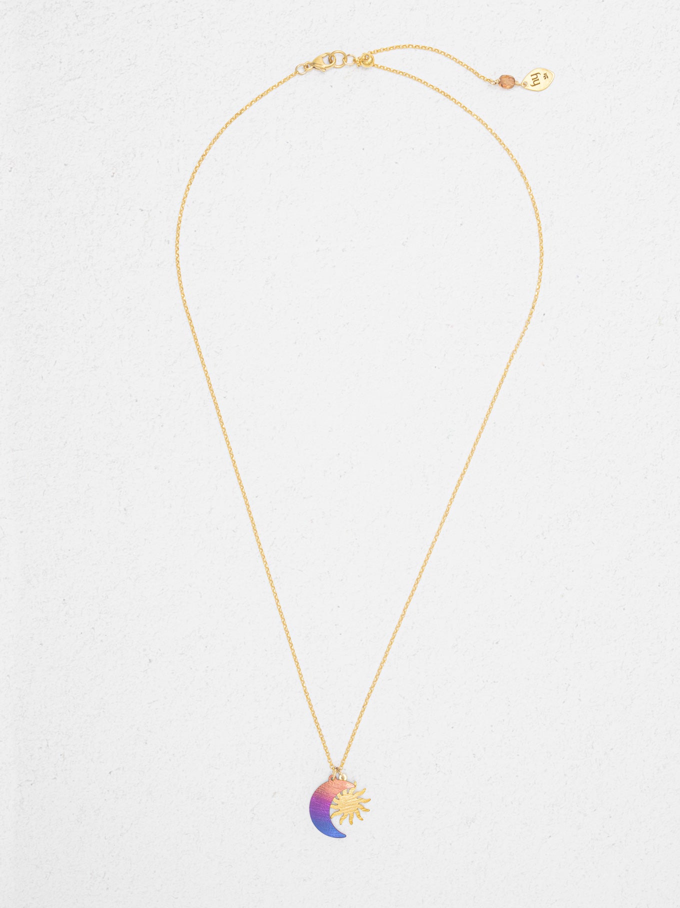 Sun and Moon Pendant Necklace C451311