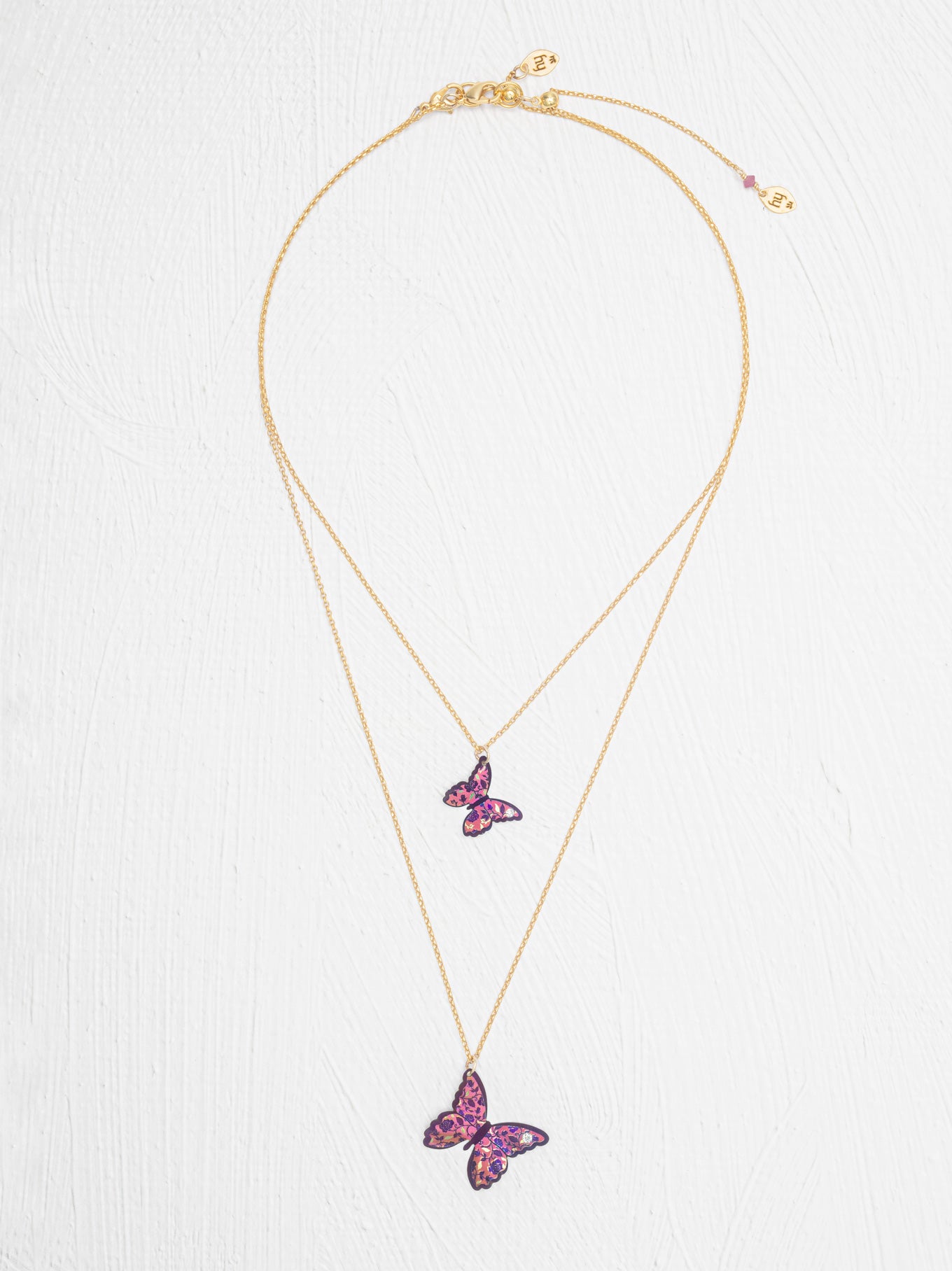 Mother & Daughter Rosalee Butterfly Necklace Set C569485