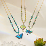 Garden Sonnet Beaded Necklace C383592