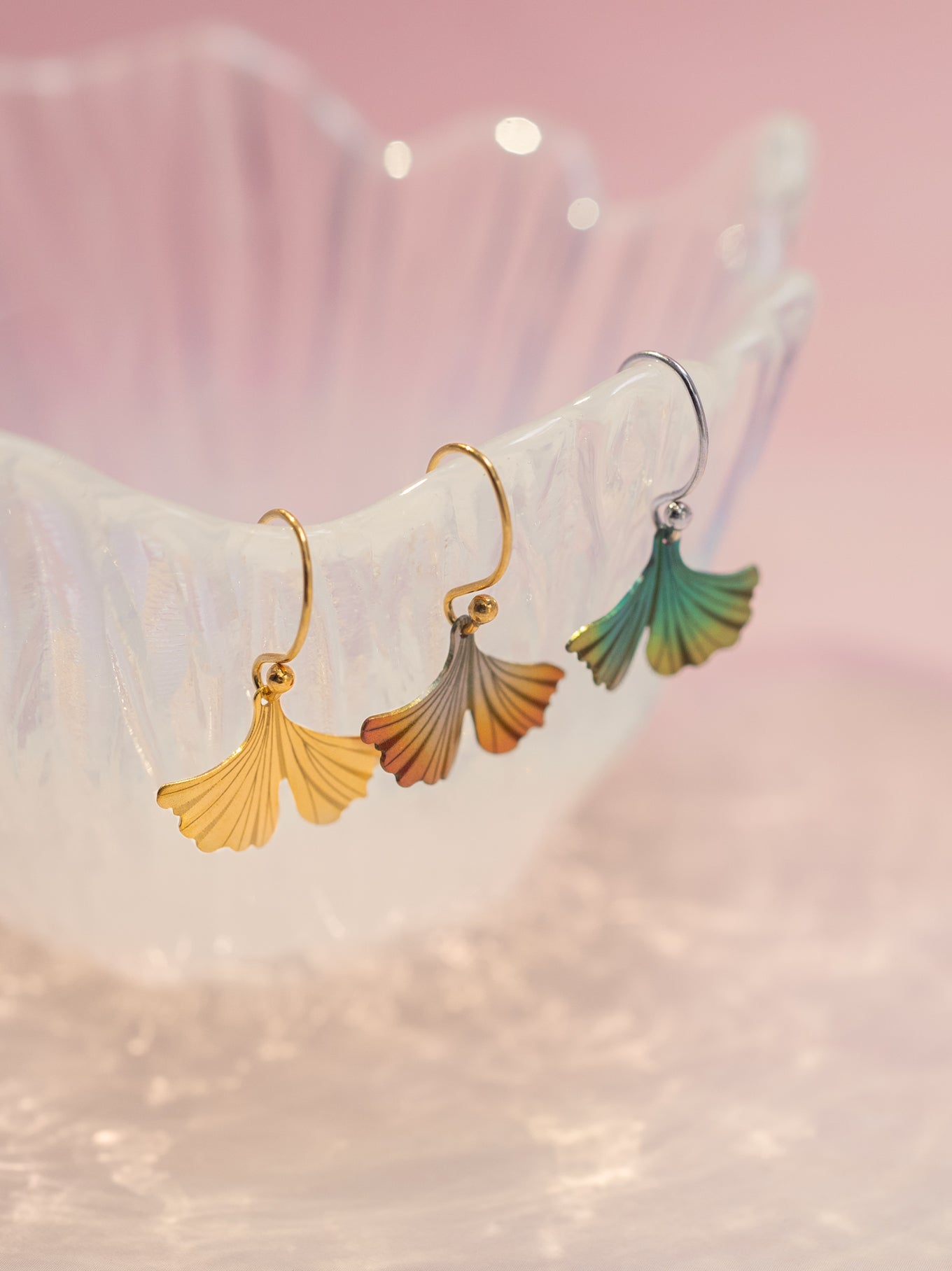 Petite Ginkgo Earrings C156979