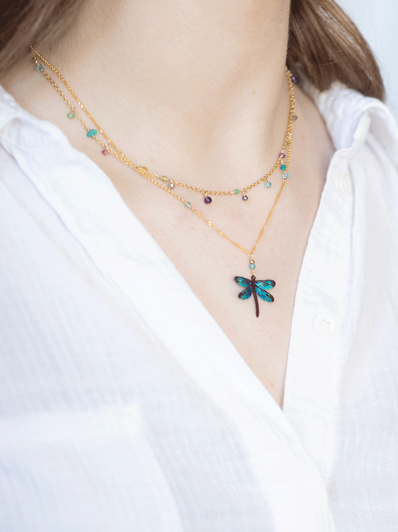 Dragonfly Dreams Pendant Necklace C146584