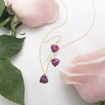 Budding Heart Earrings C666017
