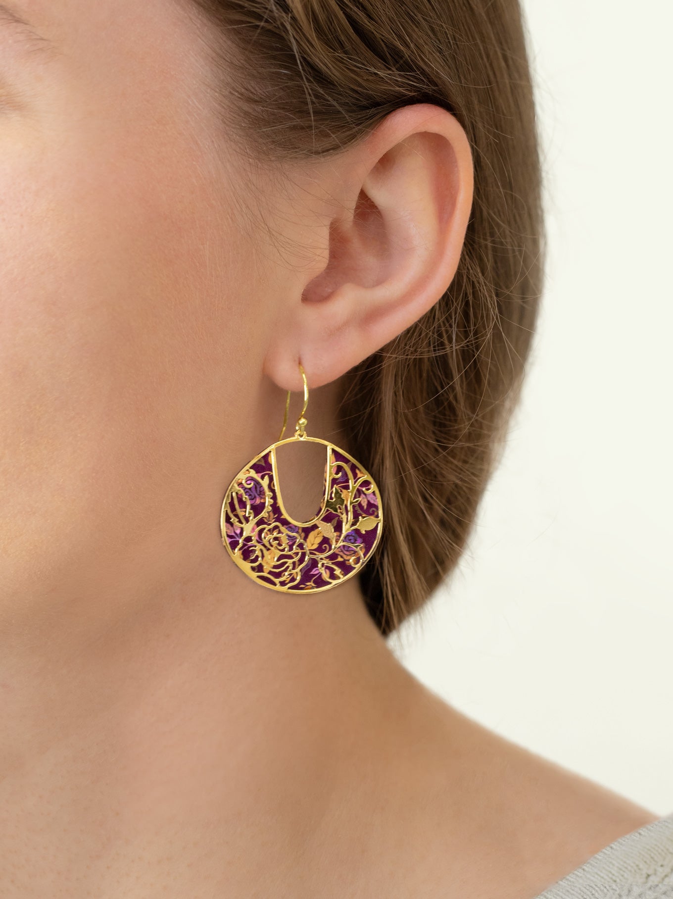 Climbing Rose Earrings C672163