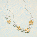 Petite Plumeria Drop Earrings C146342
