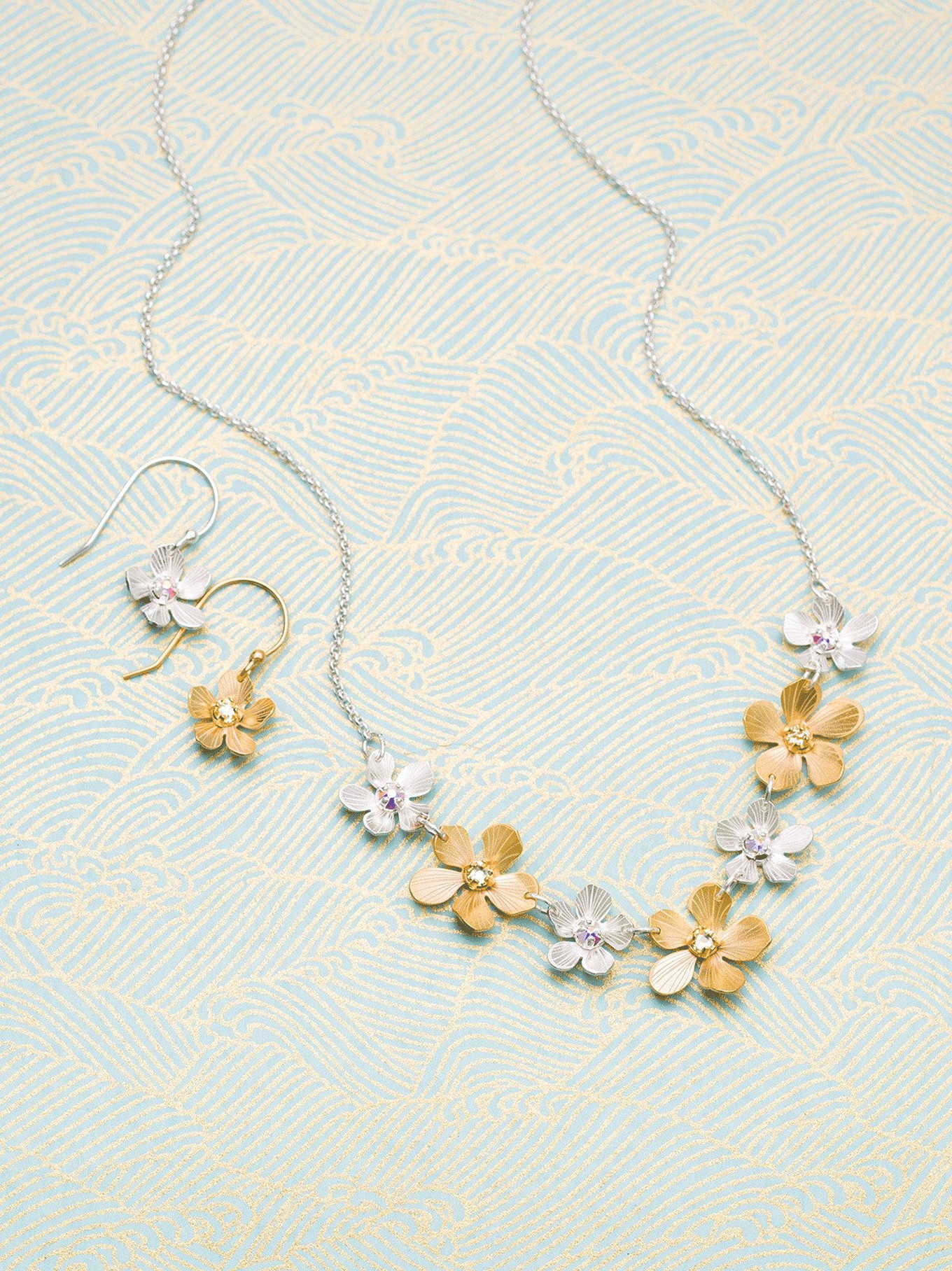 Petite Plumeria Drop Earrings C146342