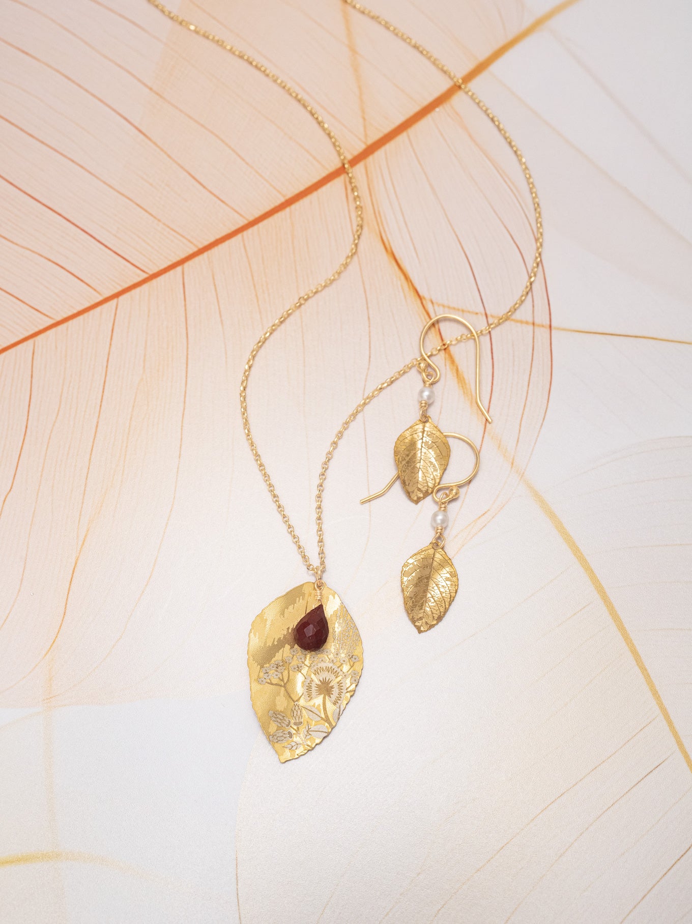 Healing Leaf Earrings C466219