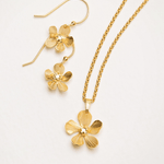 Plumeria Drop Necklace C146346