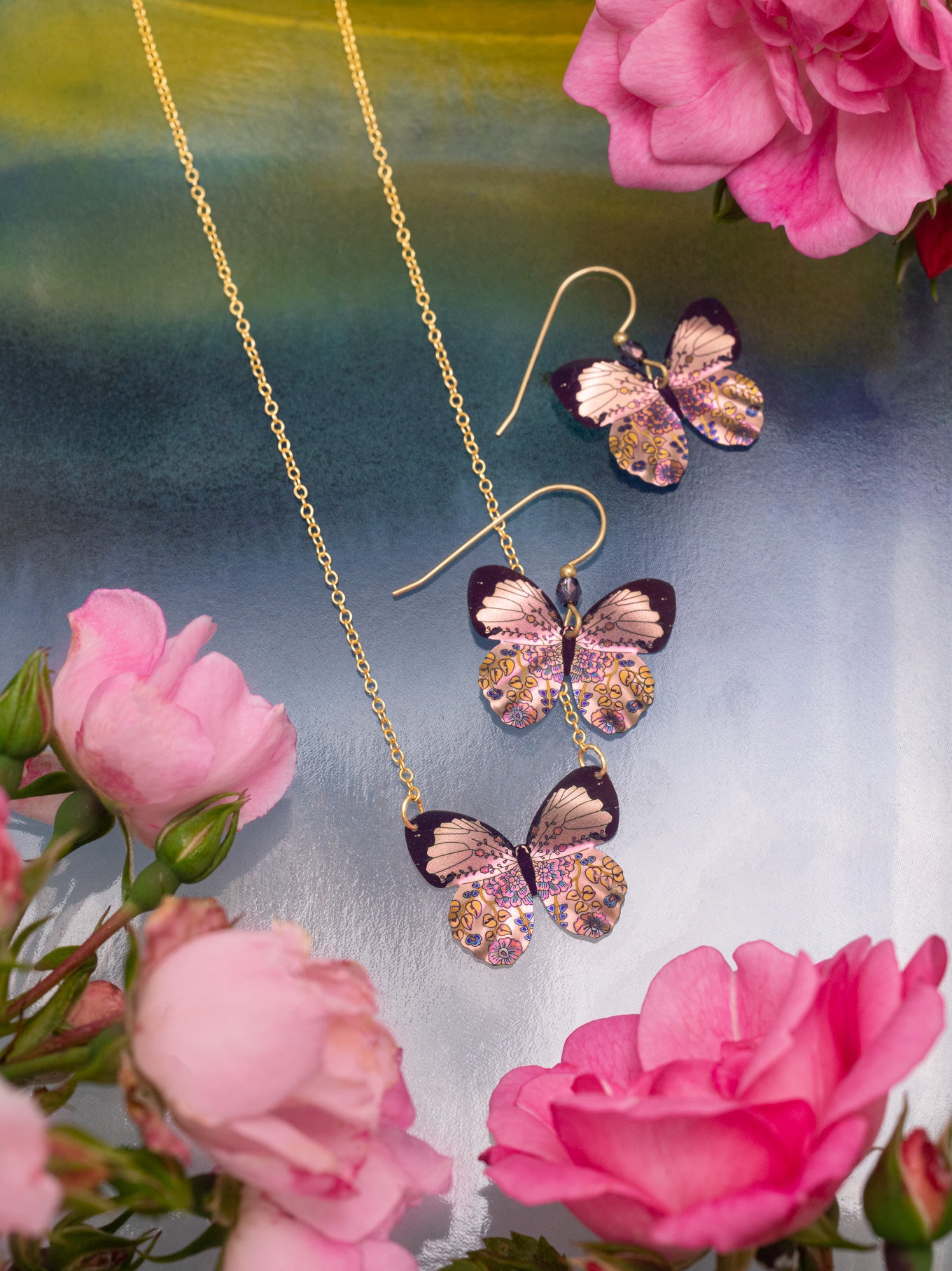 Blooming Butterfly Necklace C375783