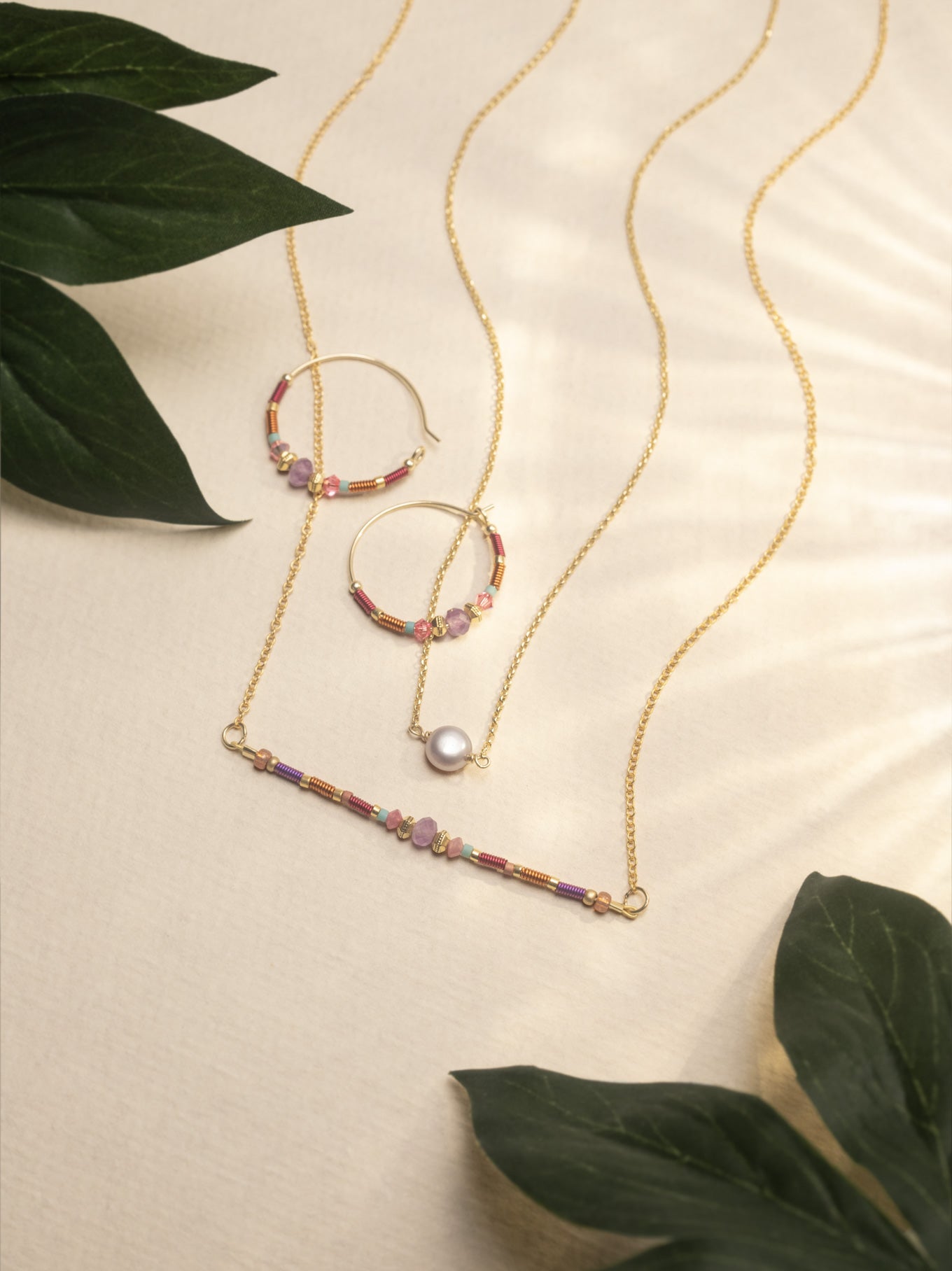 Dakota Necklace | Gold, Niobium & Turquoise Jewelry – Holly Yashi