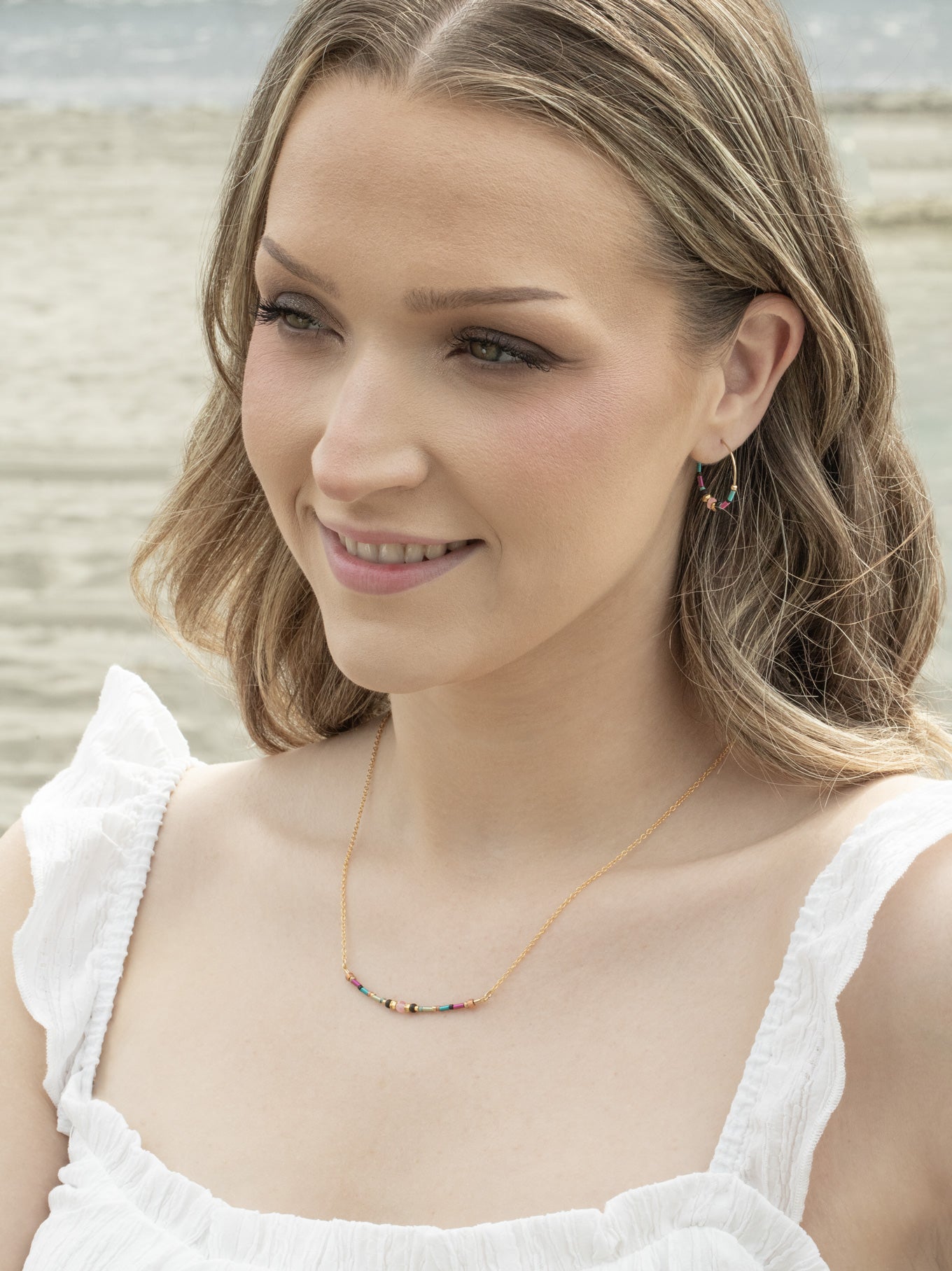 Dakota Necklace | Gold, Niobium & Turquoise Jewelry – Holly Yashi