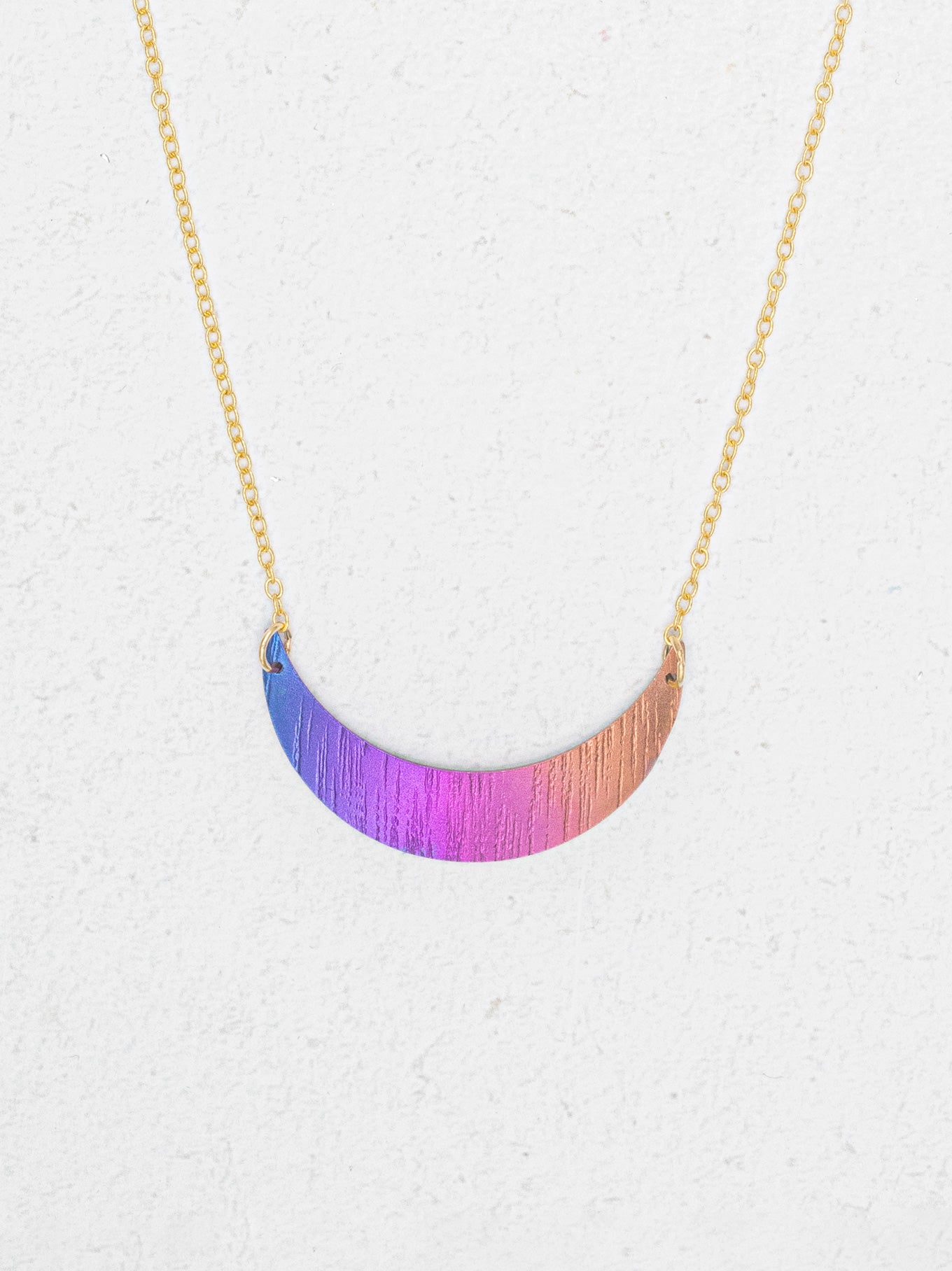 Luna Crescent Necklace – Subtle, Celestial Glow – Holly Yashi
