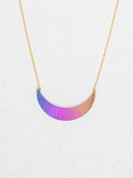 Luna Crescent Necklace – Subtle, Celestial Glow – Holly Yashi