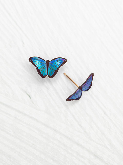 Petite Bella Butterfly Post Earrings – Holly Yashi display picture 3