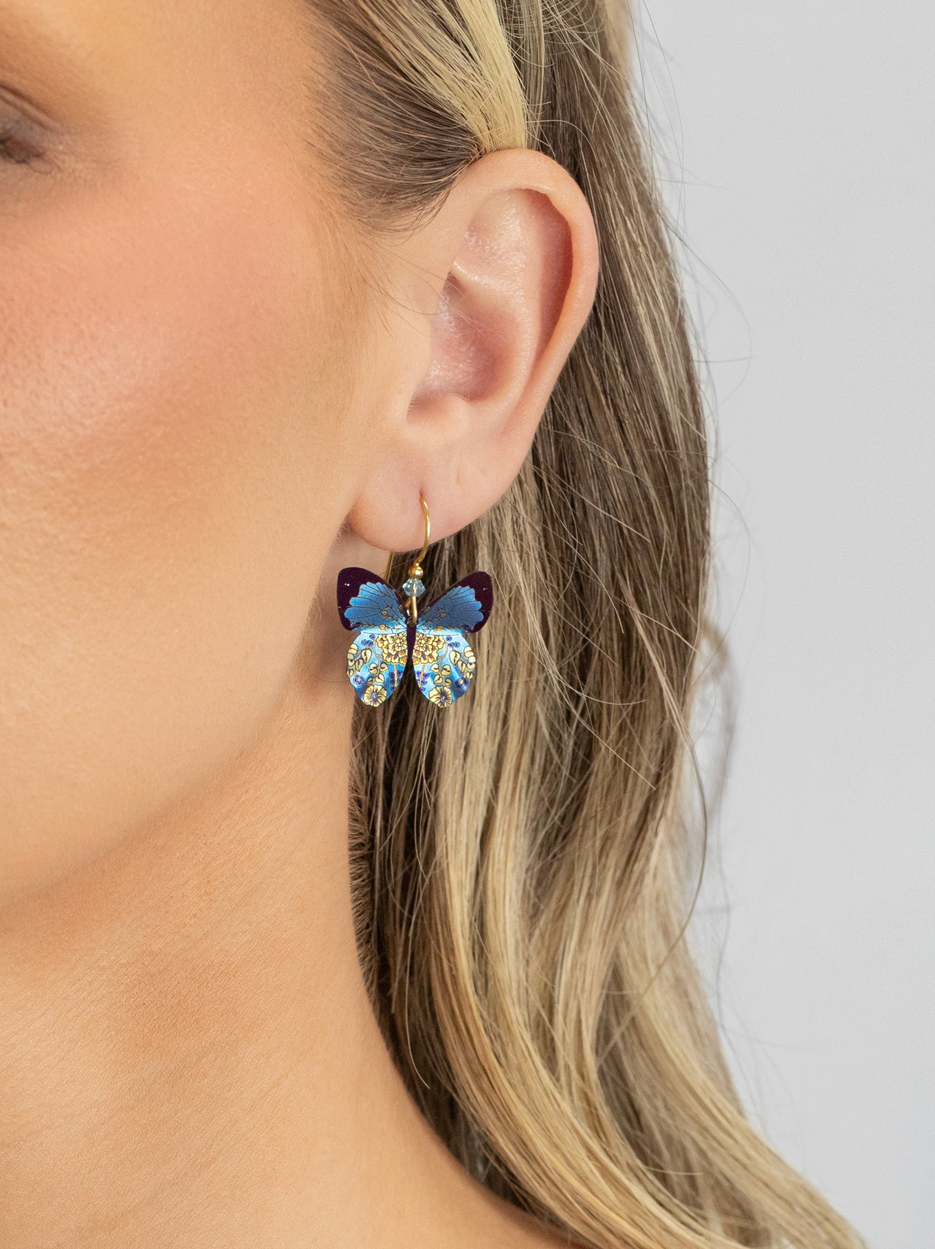 Colorful Butterfly Earrings | Hand-Dipped Niobium | – Holly Yashi