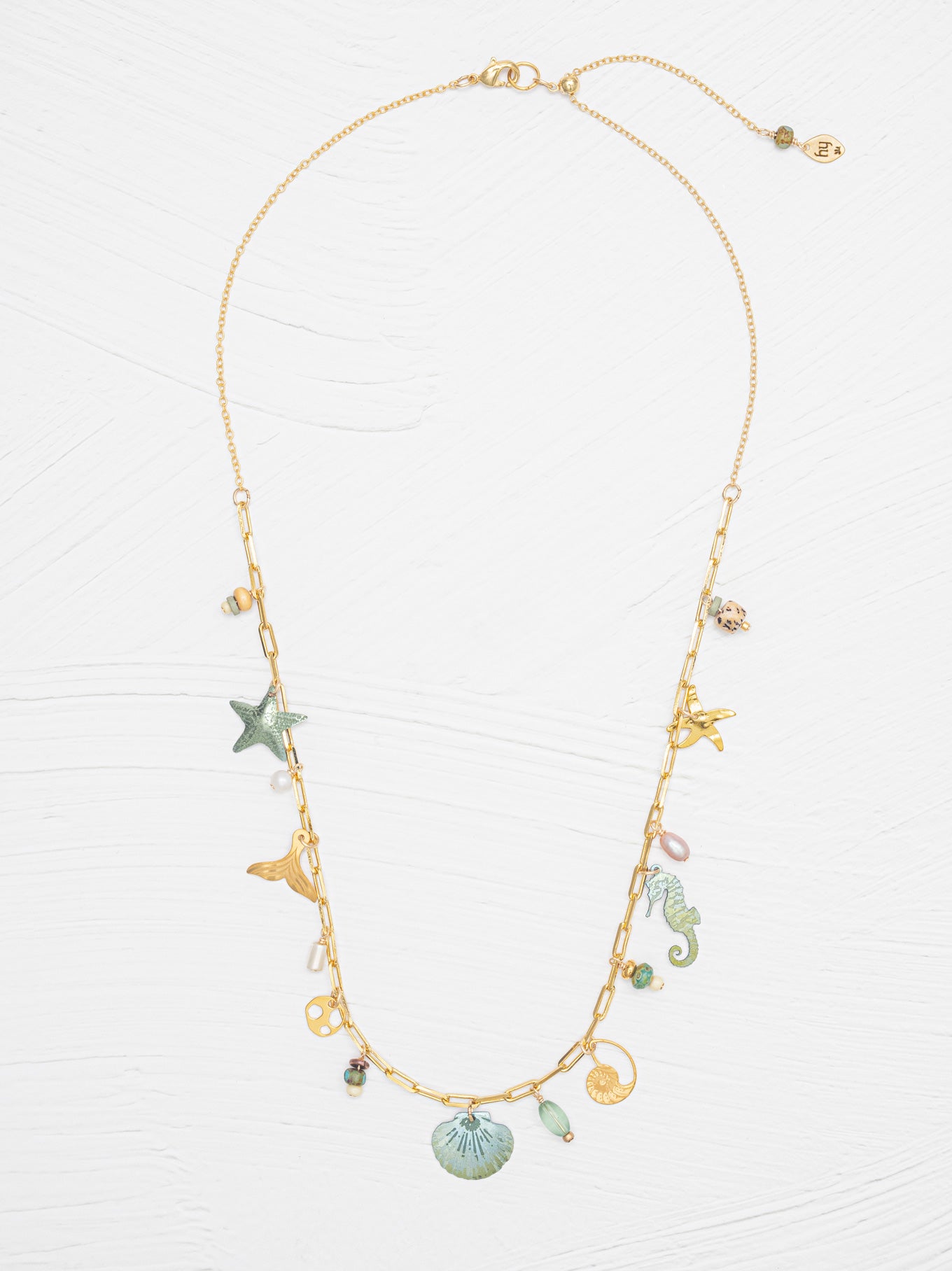 Sea Treasure Charm Necklace C564934