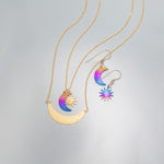 Sun and Moon Pendant Necklace C466680