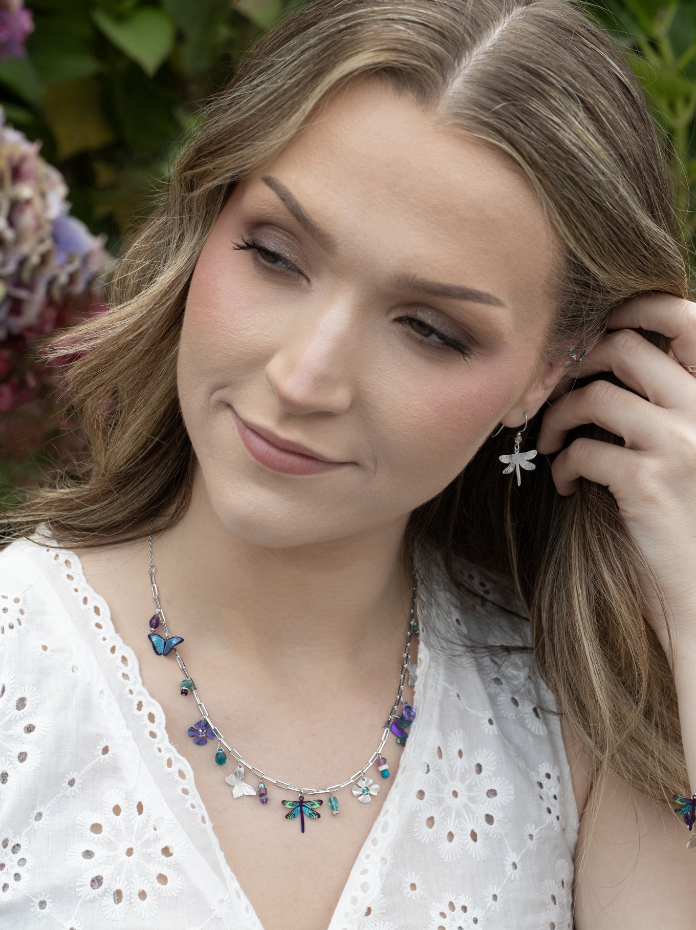 Garden Whimsy Charm Necklace C669525