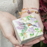 Hummingbird Garden Capiz Shell Box C669527