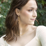 Gilded Leaf Post Earrings C466549