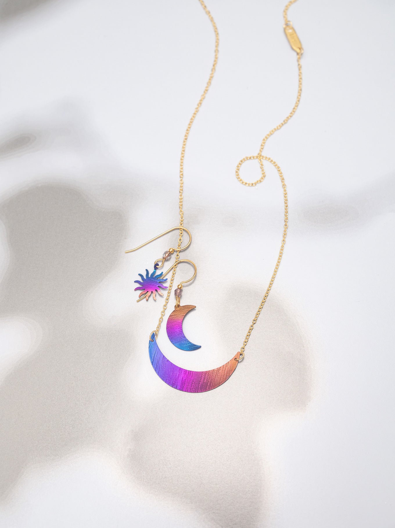 Luna Crescent Necklace – Subtle, Celestial Glow – Holly Yashi